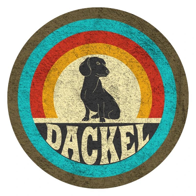 Dackel Vintage Design / Geschenkidee