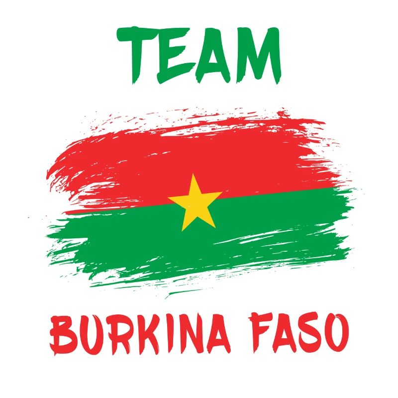 Conception du drapeau de l'équipe Burkina Faso