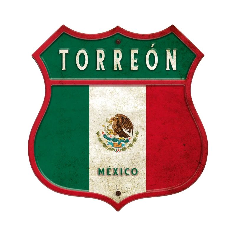 Torreón Mexiko Wappen Design