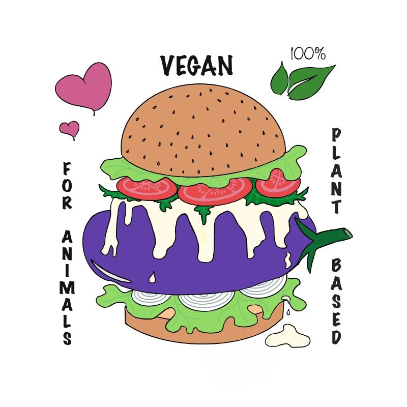 Affiche Burger Vegan