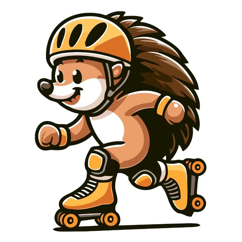Roller Rush Hedgehog: Der schnelle Skater