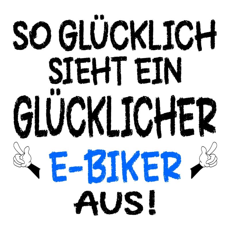 GLÜCKLICHER RADFAHRER - E-BIKE