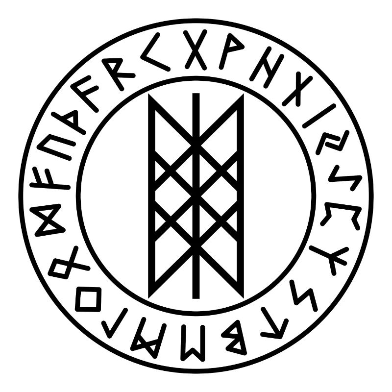 Wyrd schwarzer Runenkreis