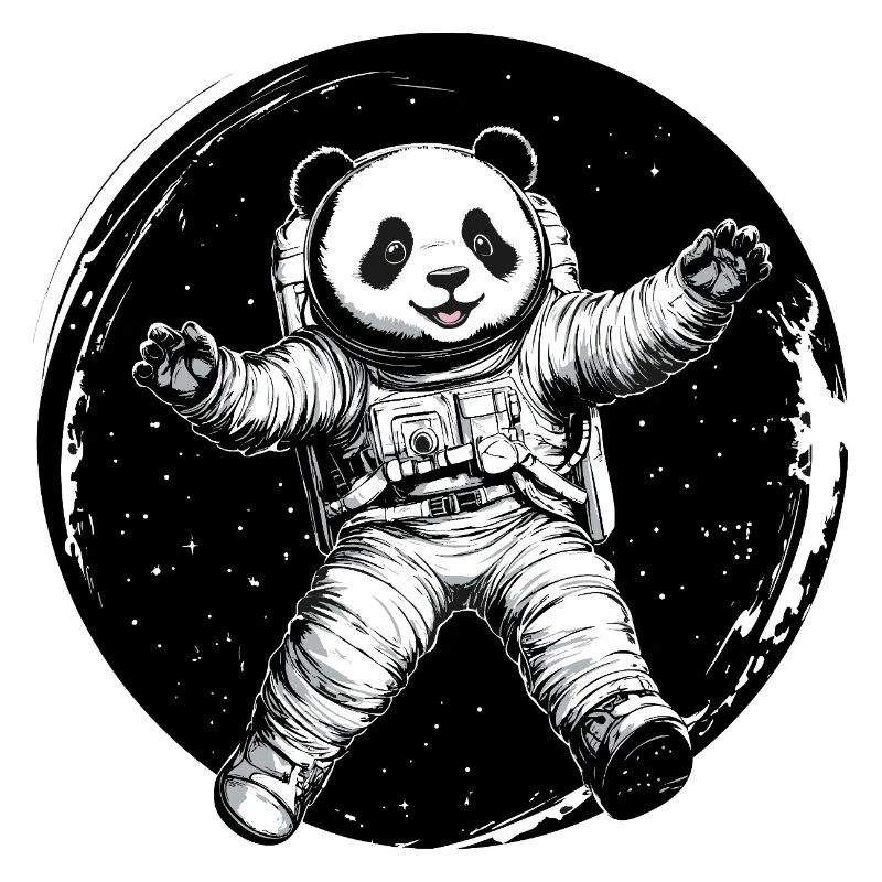 Astronaut Panda – Cute Space Explorer