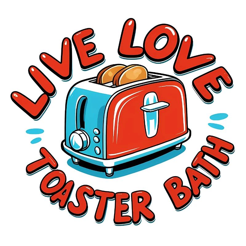 Live Love Toaster Bath