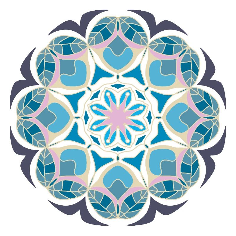 Beach day Mandala