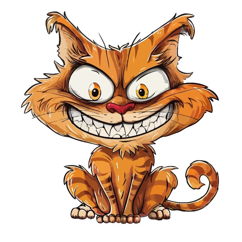 Crazy Cat, Crazy Cat with a Big Grin