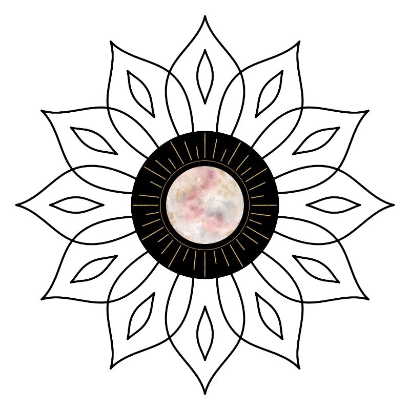 Mandala-Rosette