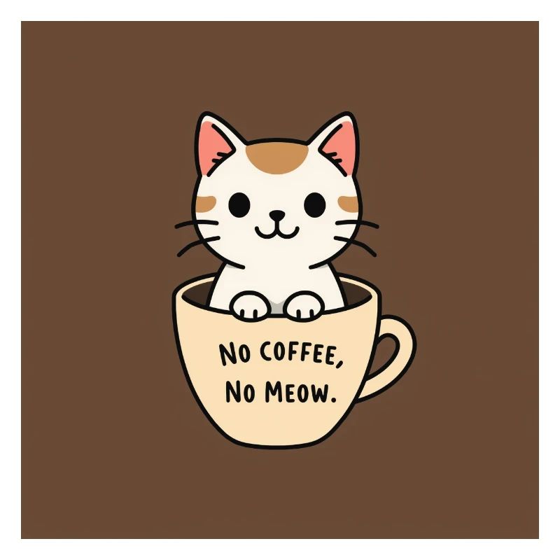 Café de chat dicton design