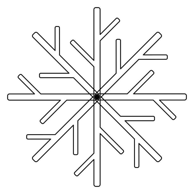 Schneekristall