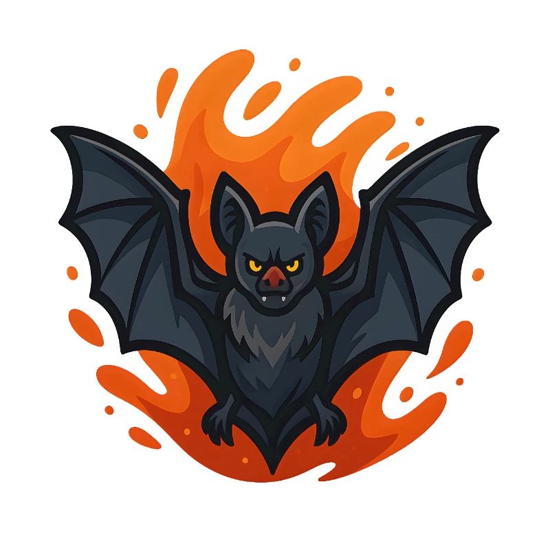Emblème de la chauve-souris vampire