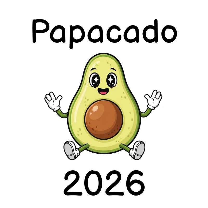 Papacado 2026 – werdender Papa Avocado
