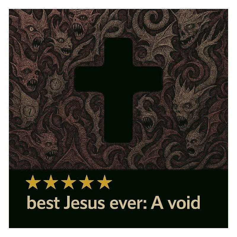 Croix dans le Vide Sombre