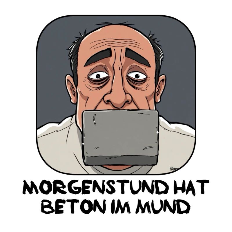 Bildschirmfokus Cartoon