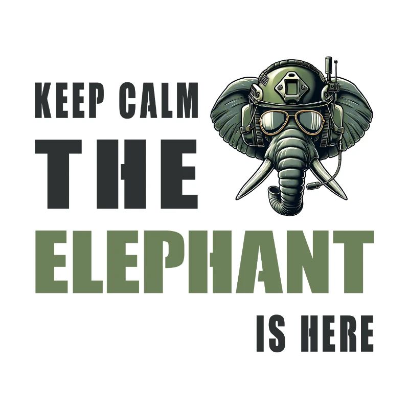 Stay calm, the elephant is here