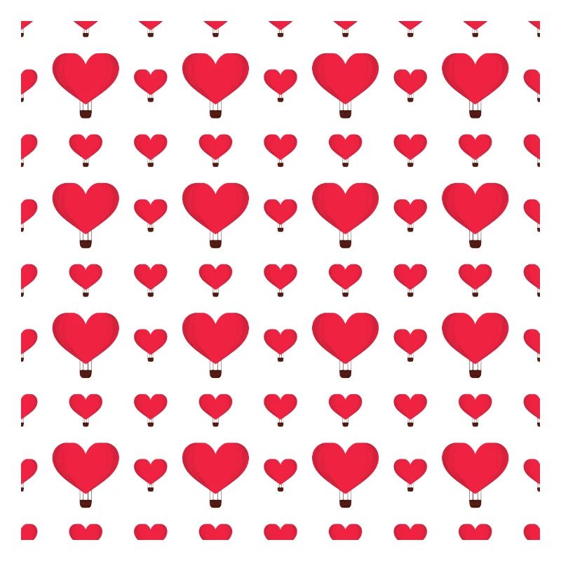 Heart Balloon Pattern