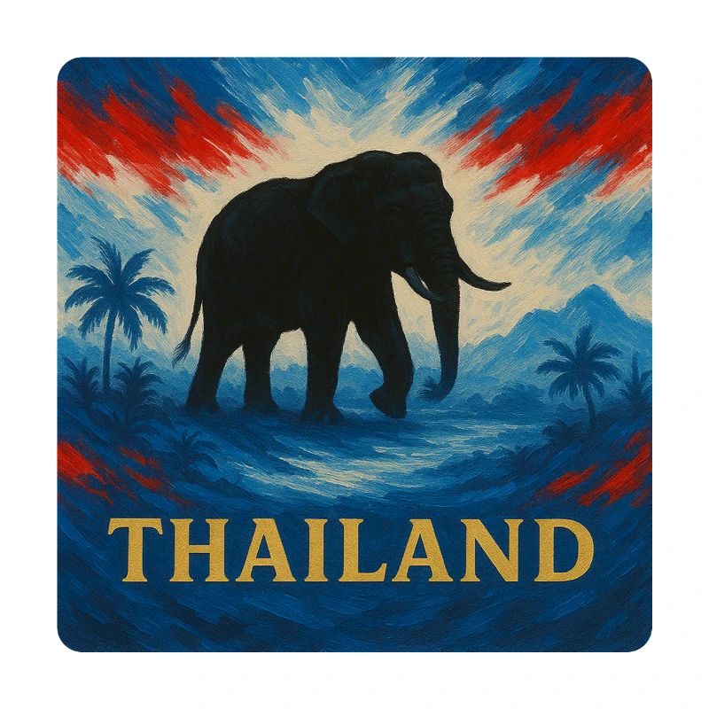 Thailand Elefant Reise Design