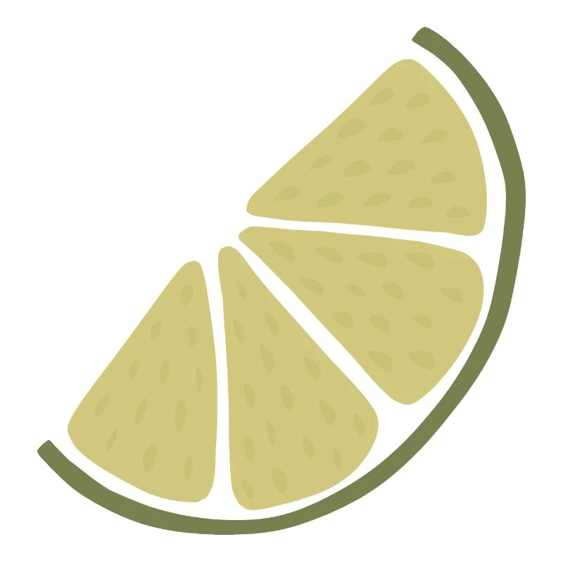 Lime Slice Minimalist Lime