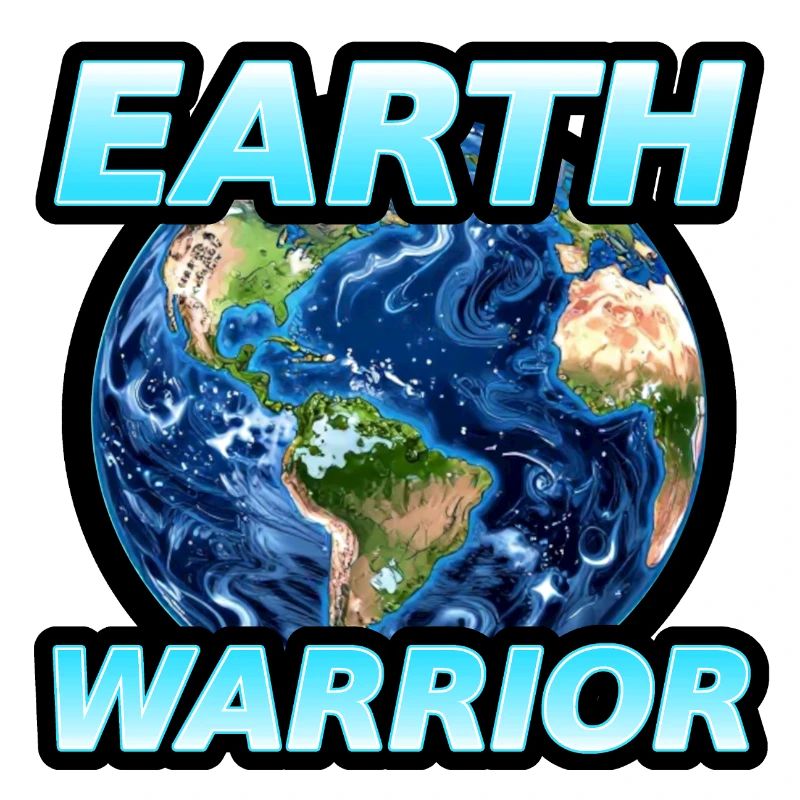 Earth Warrior Y2K Eco Punk Statement Shirt