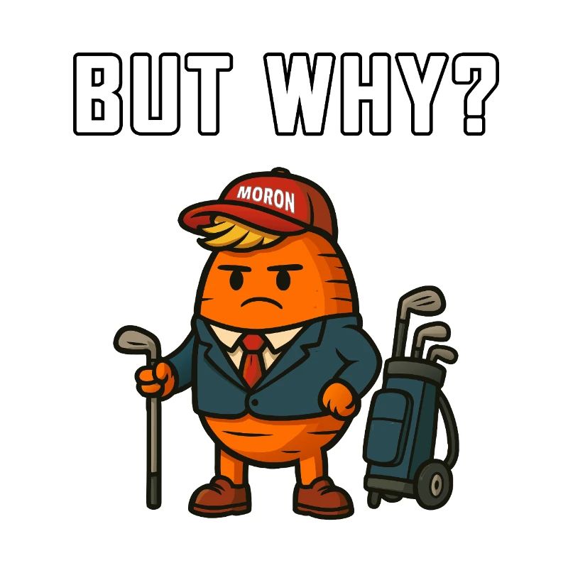 But Why Golf Mascot