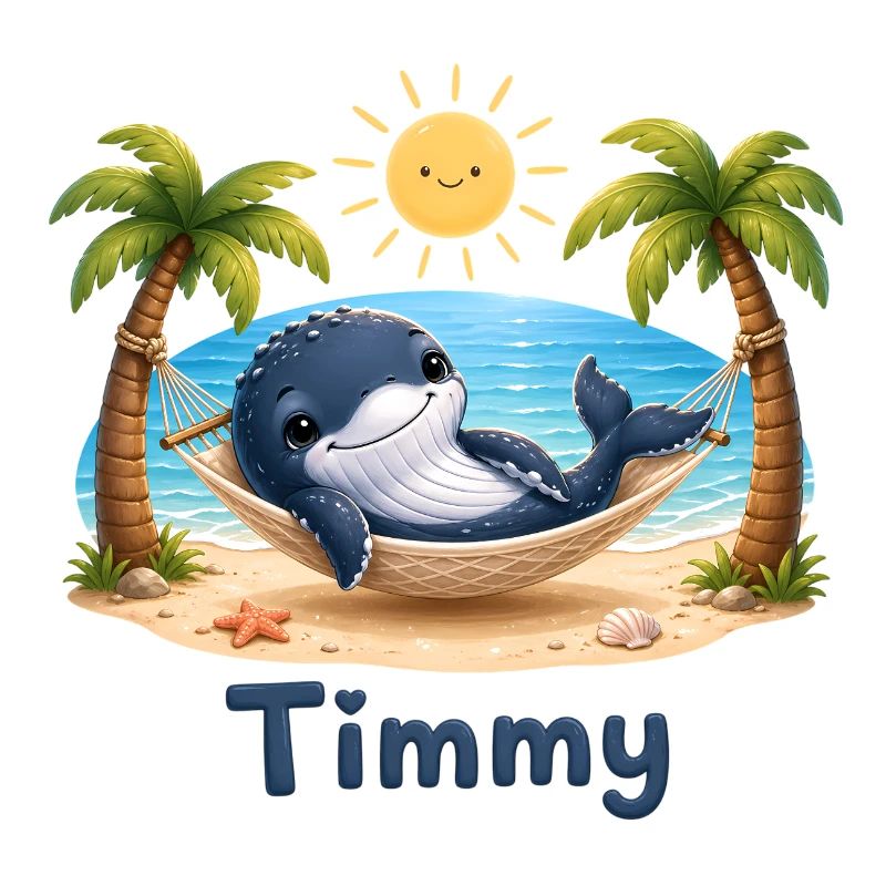 Timmy der Wal am Strandhammock