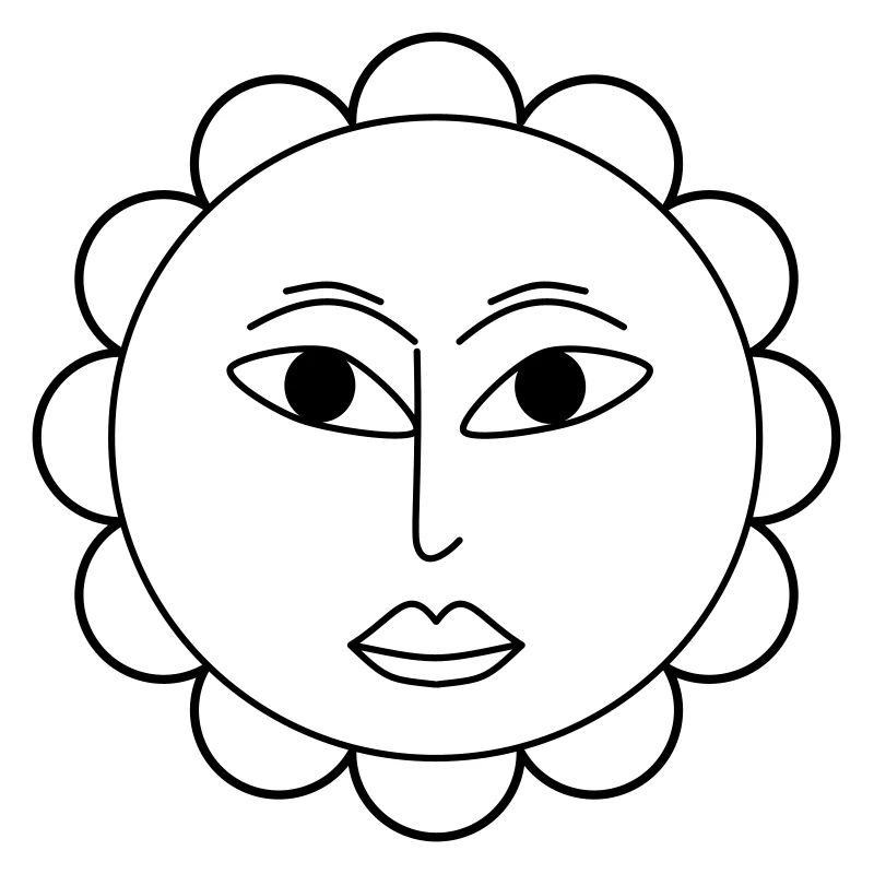 Schlichte Blume