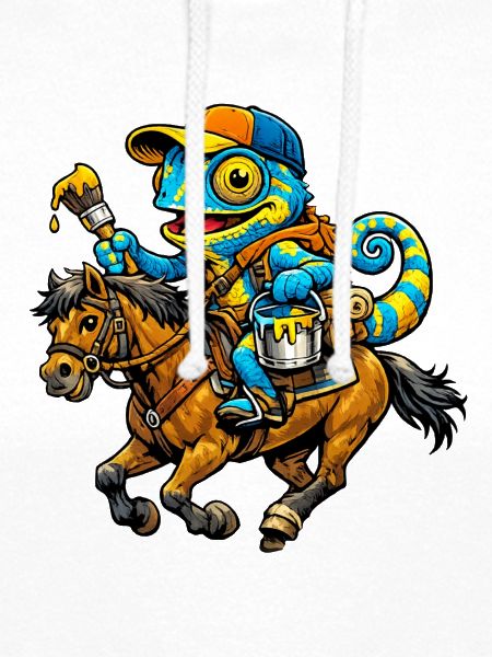 Chamäleon mit Pferd