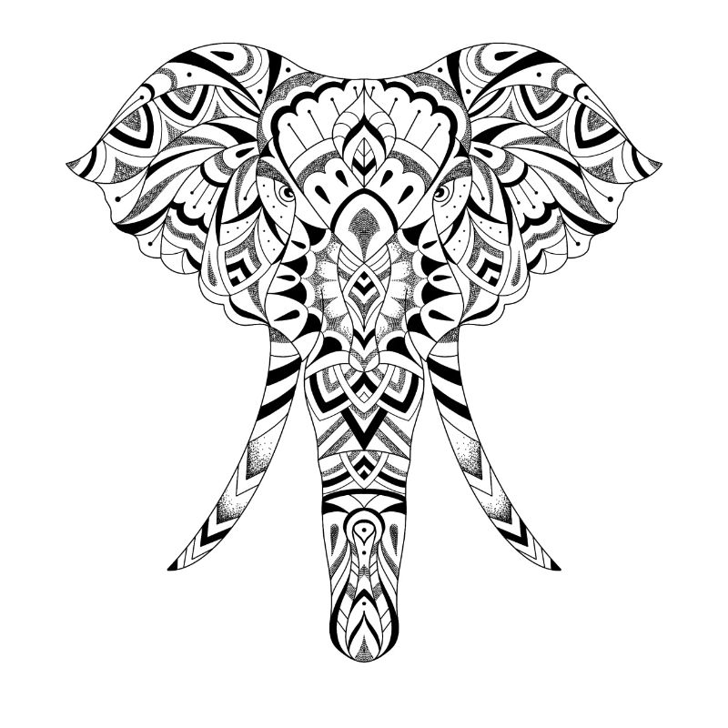 Éléphant graphique
