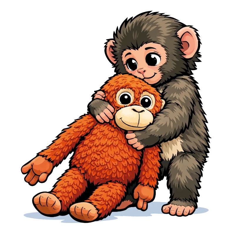 Bébé Singe Coup de Poing