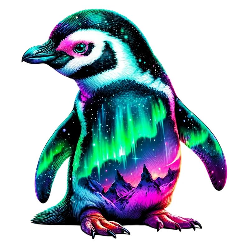 Aurora Borealis Penguin