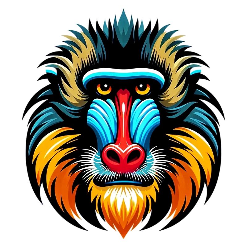 Mandrill-Affe