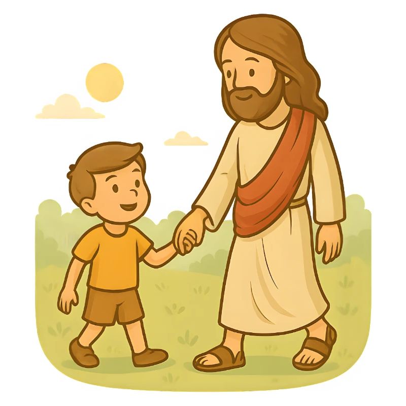 Mit Jesus gehen (Junge)