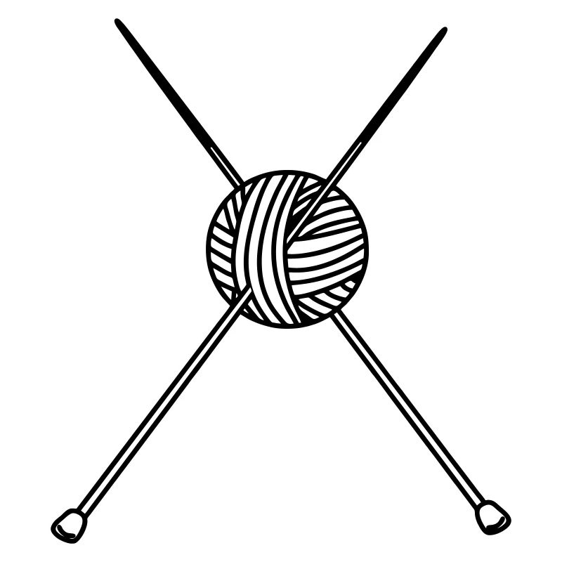 Knitting knitting needles with bun wool Handicrafts