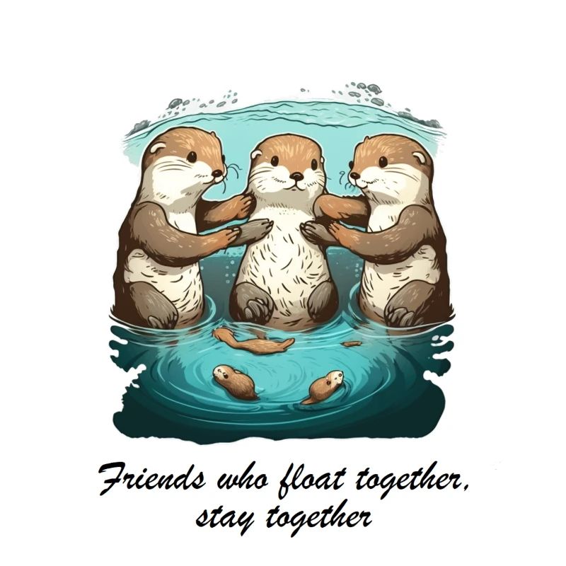 Les amis qui flottent ensemble restent ensemble