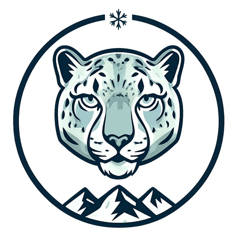 Mountain snow leopard