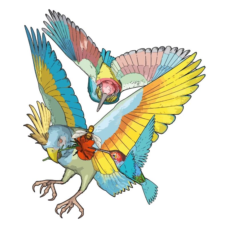 Bunte Vögel