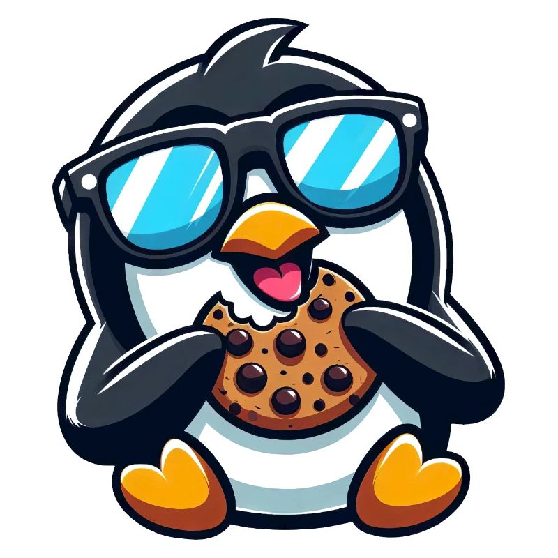 Mignon Pingouin Cookie Dessin animé Dessert Snacking