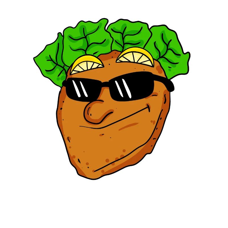Cooles Schnitzel mit Sonnenbrille