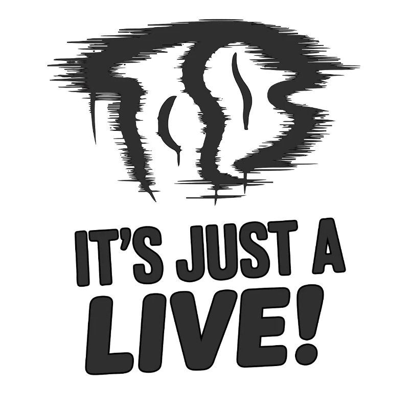 Vampire Bat Silhouette with Bold Slogan