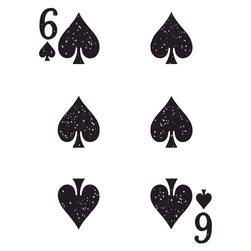 Six Spades Nine Spades Pattern