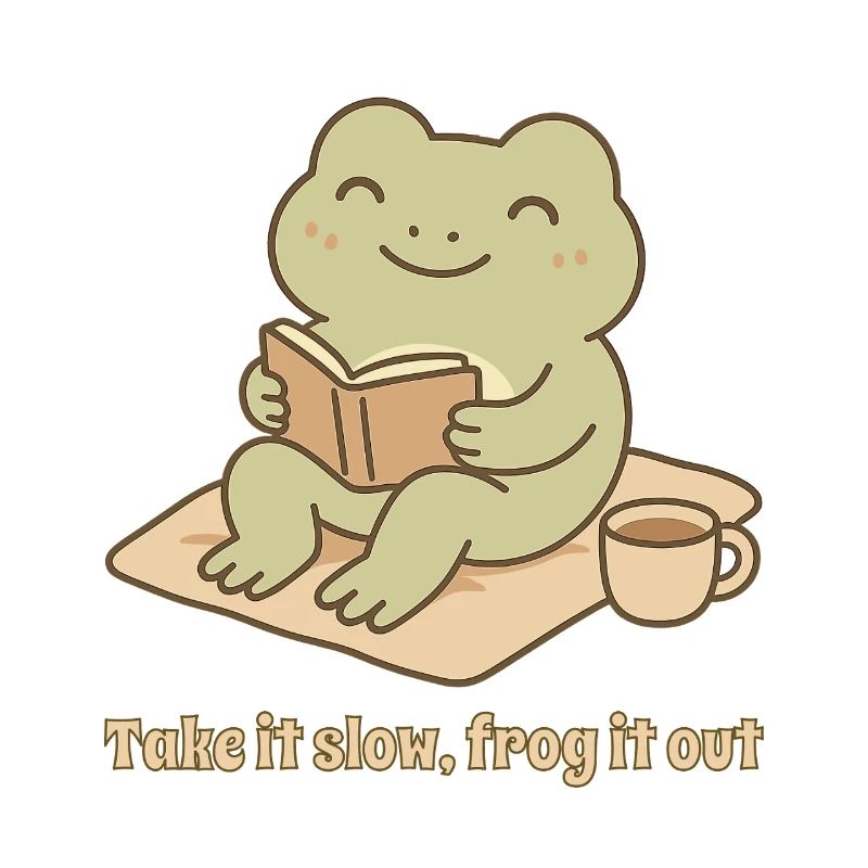 Reading Frog – Take it slow Design