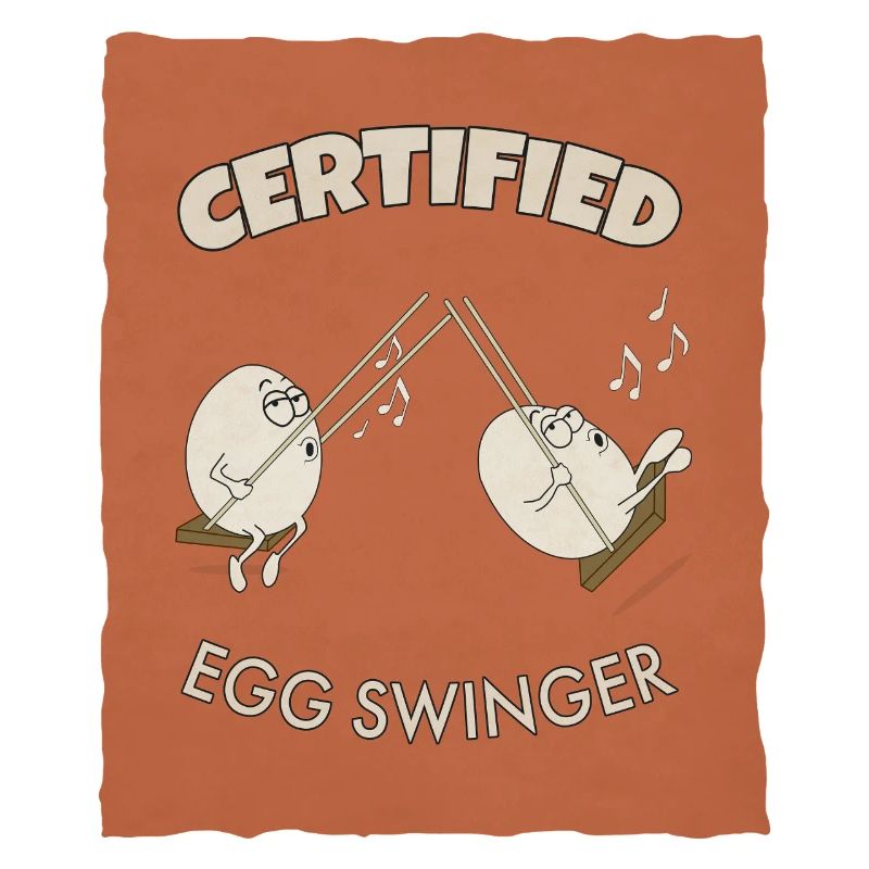 Certified Egg Swinger – Funny Egg Design