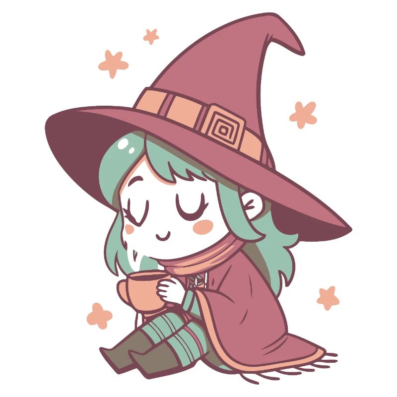Witch Cozy with Pastel Tea