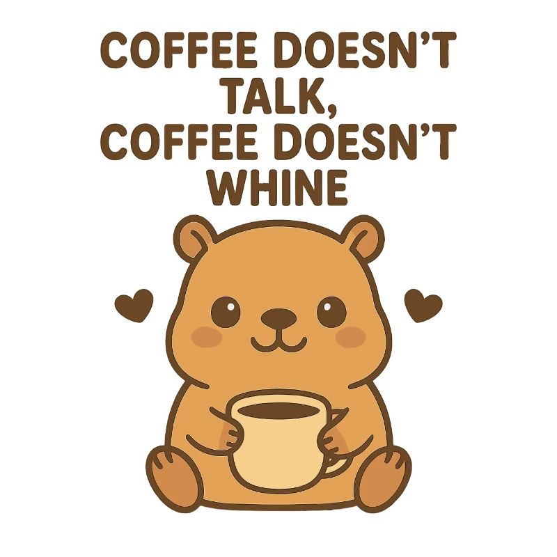 Coffee doesn't make much talk