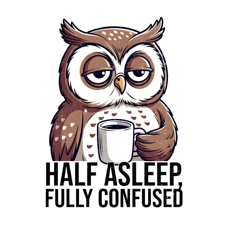 Kaffee Eule im Morgenrausch