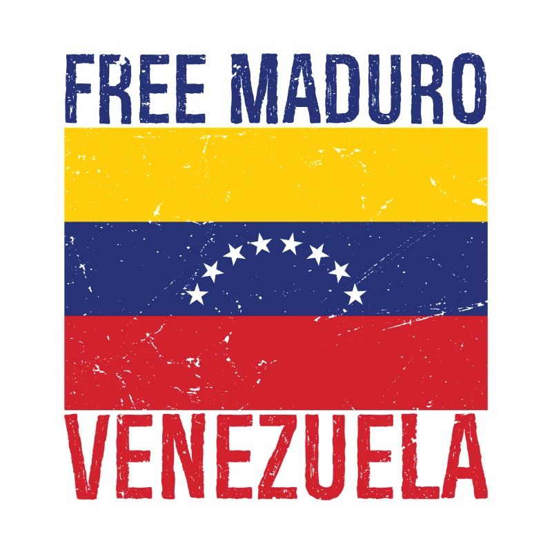 Drapeau du Venezuela de Maduro libre