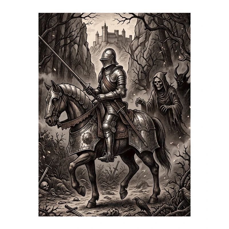 Knight Death and the Devil by Albrecht Durer