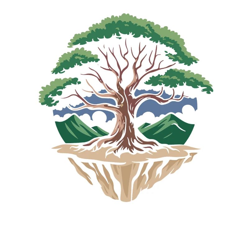 Paysage du cercle de l’île Tree