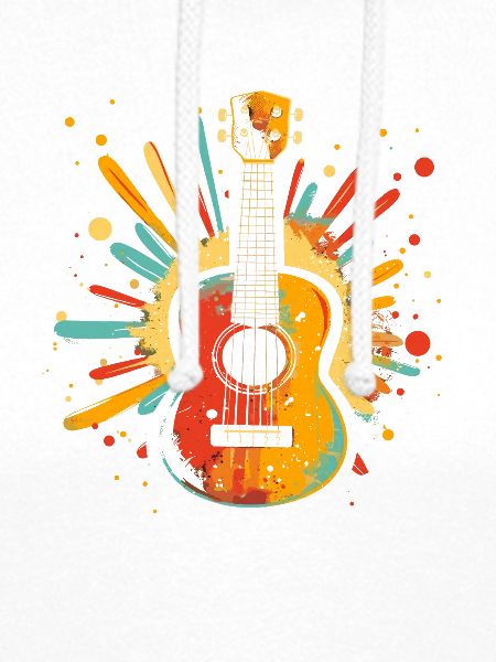Ukulele Farbklecks