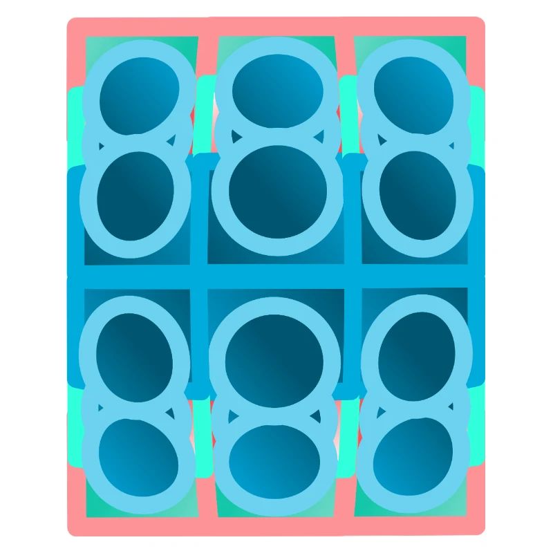 blue pattern, graphic art